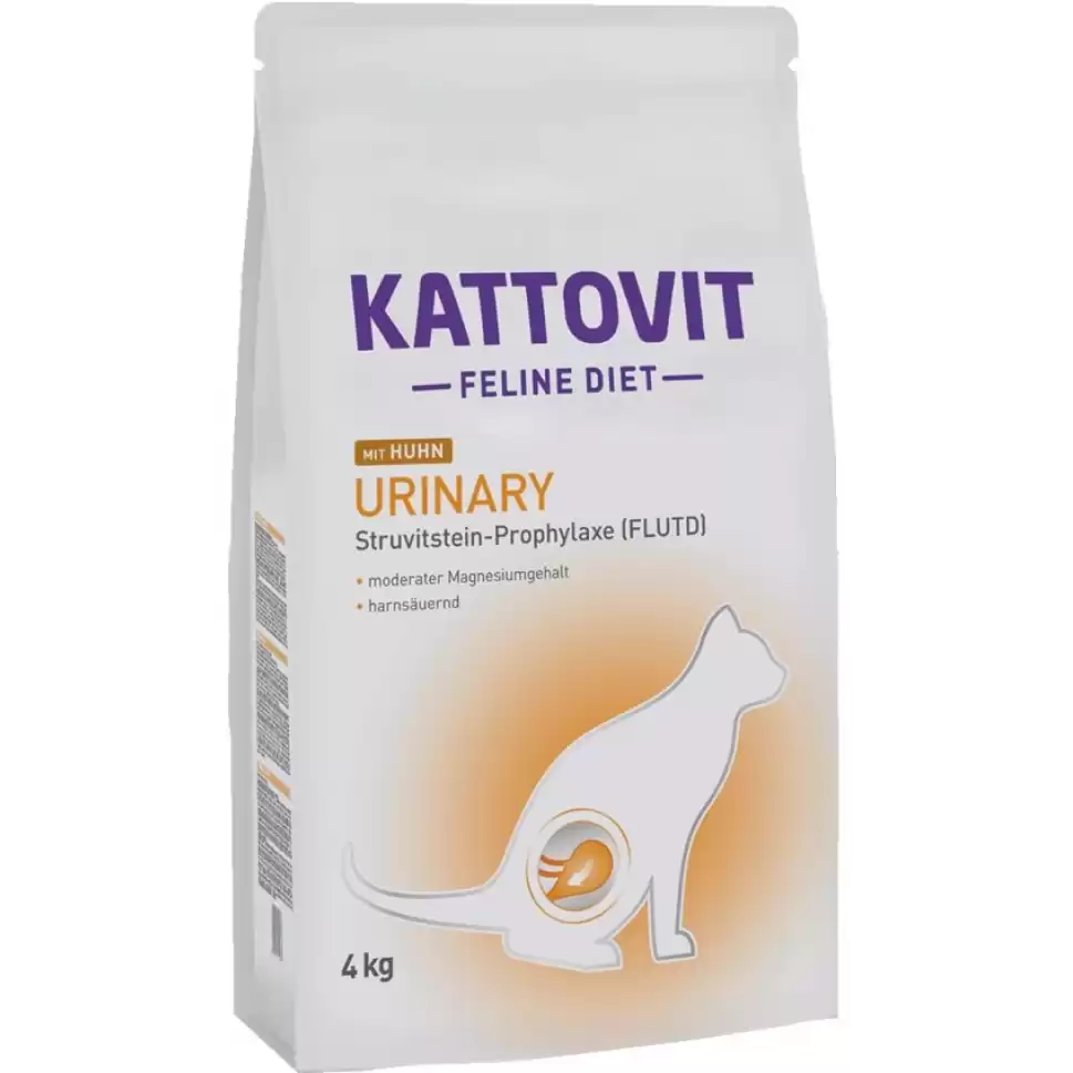 KATTOVIT Feline Diet Urinary Chicken hrana uscata dietetica pentru pisici cu afectiuni urinare, cu pui 4 kg