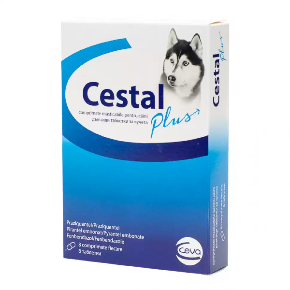 Cestal Dog Plus Chew - 8 comprimate