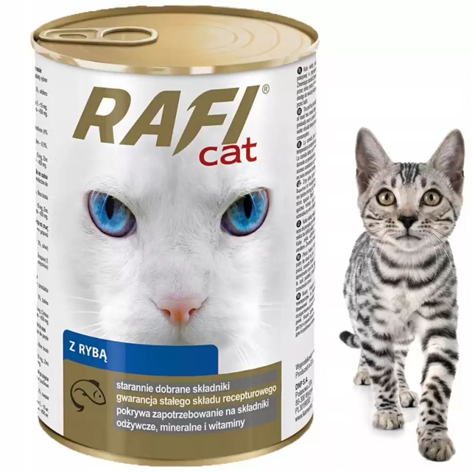 Rafi Hrana pentru pisici, Peste in sos, 415 g
