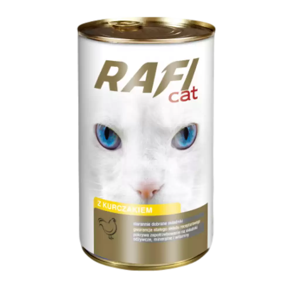 Rafi Hrana pentru pisici, Pui în sos 415g