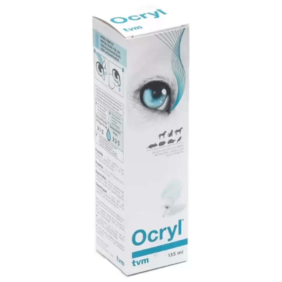 Ocryl, Solutie oftalmica sterila pentru animale,135 ml 